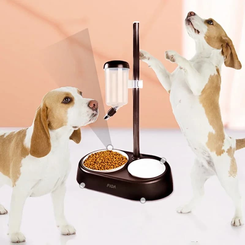 Neue 650 ml Automatische Pet Wasser Dispenser Anti-Spitze Hund Schüssel Feeder Hängen Wasserkocher Katze Lebensmittel Behälter Pet Liefert