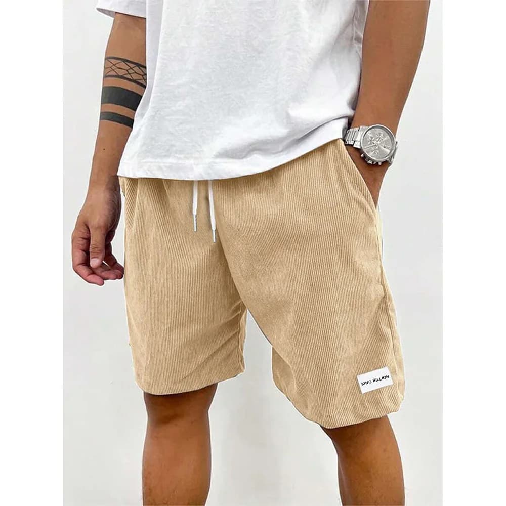Sommer Männer Cord Jogginghose Casual Shorts männer Strand Shorts Basketball Kurze Hosen Einfarbig Label Sportswear Männer