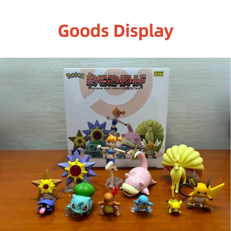 Bandai Pokémon Scale World Kanto Region 3. Welle Misty Starmie Shellder Raichu Slowpoke Figurenmodell Spielzeug Geschenk