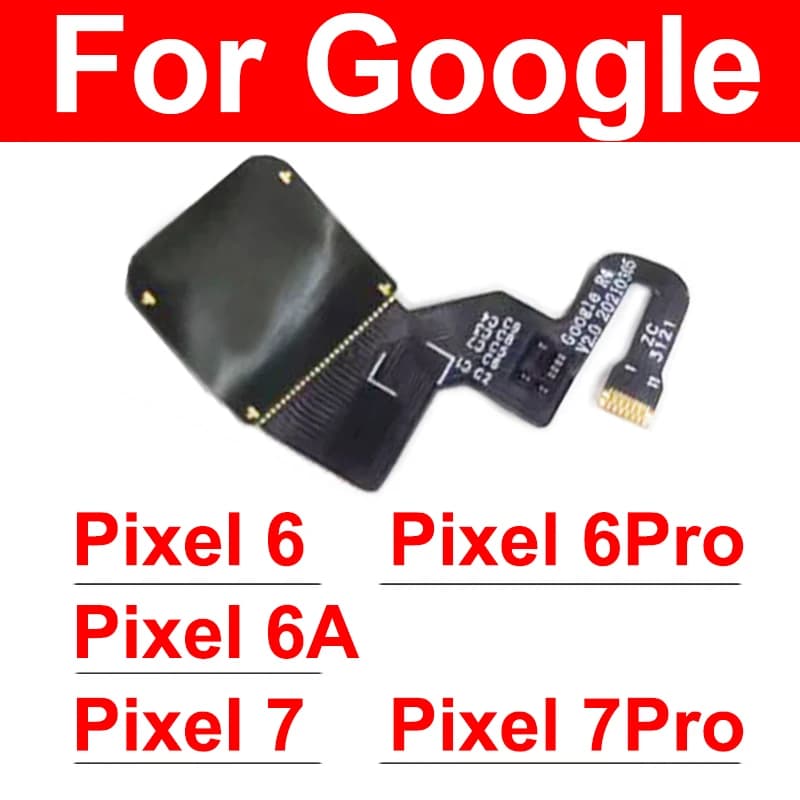 Fingerabdrucksensor-Flexkabel für Google Pixel 6 7 Pro 6A – Fingerabdrucksensor-Verbindungskabel unter dem Display für die Reparatur