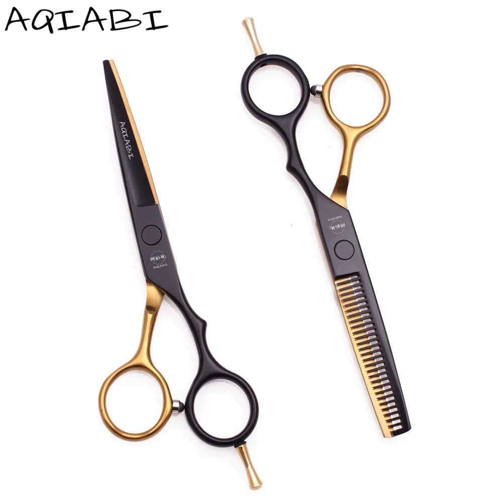 Profession elle Haars chere 5 "5.5" 6 "6.5" 7 ''Japan 440c Ausdünnung schere Haars ch neiden Friseur Schere Drops hipping a1029