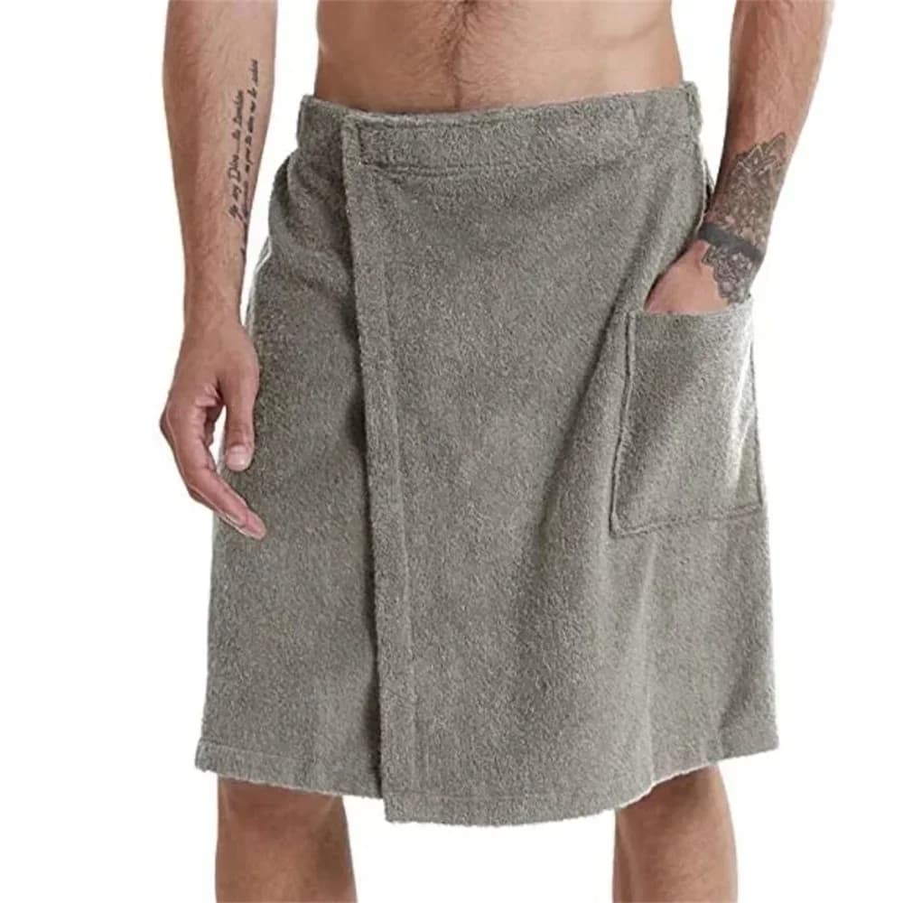 Männer Weiche Tragbare Bad Handtuch mit Tasche Bademäntel Dusche Wrap Sauna Gym Schwimmen Urlaub Spa Bad Strand Handtuch Toalla De Playa