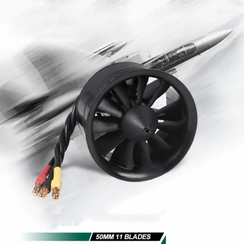 FMS 50mm 11-Blades Impeller EDF 2627 5400KV 3S 4500KV 4S Bürstenlosen Motor für RC flugzeug Impeller Flugzeug DIY Teile