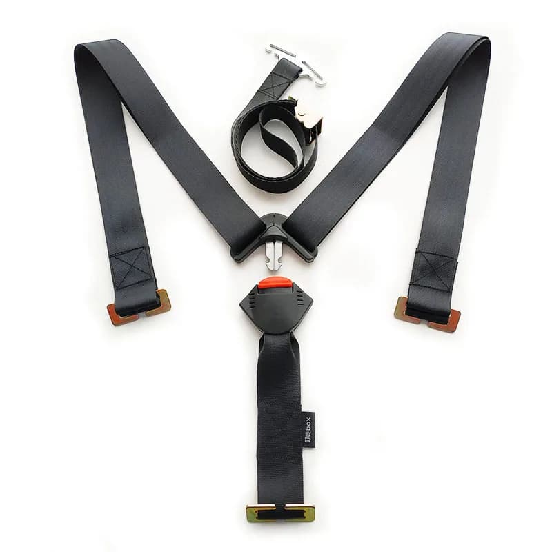Sicherheitsgurt Harness für Kinder Korb Baby Auto Sicherheitsgurt verlängerter Gürtel mit Schloss Riegel Horn Schnalle Babyzubehör