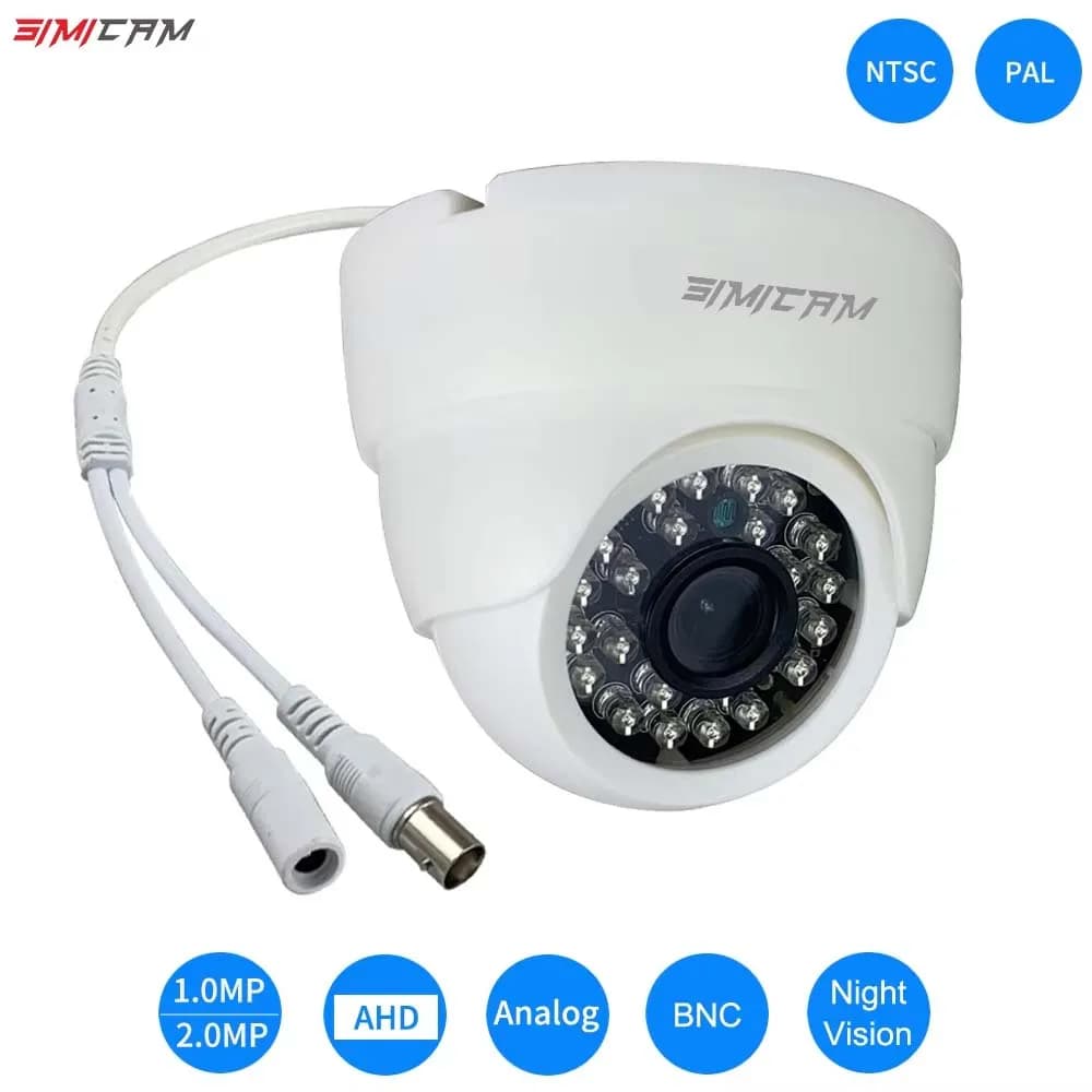 HD 720P/1080P AHD Analog Sicherheit Dome Kamera Nachtsicht DVR BNC Für Indoor Home Office Faktor CCTV Video Überwachung Kamera
