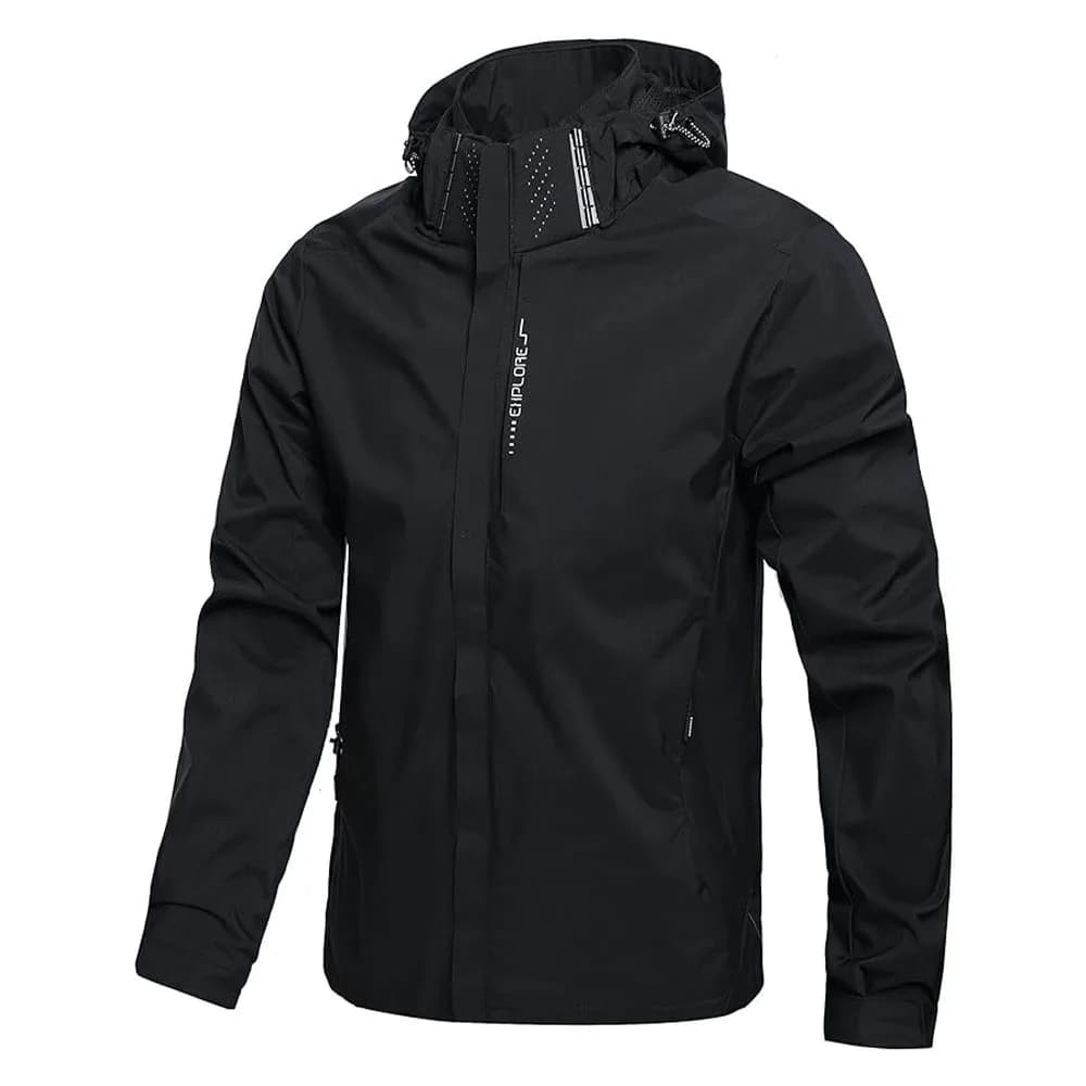 Wasserdichte Regenjacke für Herren, leichte Außenjacke mit Kapuze, Outdoor-Regenmantel, Wandern, winddichte Jacke, Klettern, Outdoor-Jacken