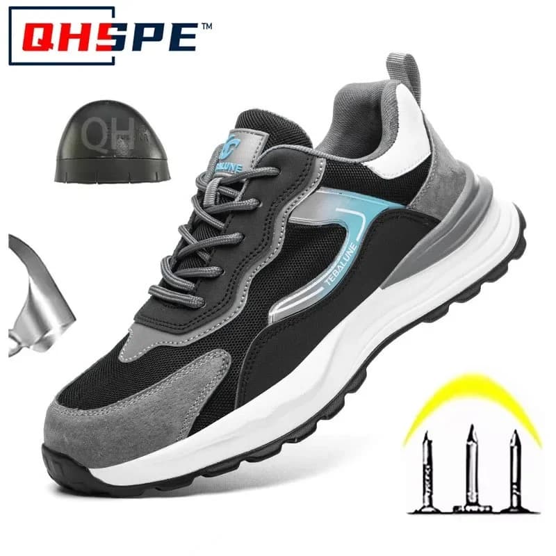Atmungsaktive Arbeitsschutzschuhe, Sicherheitsschuhe, geruchsdichte Schutzschuhe, isolierte Schuhe, Arbeitsschuhe für die Baustelle