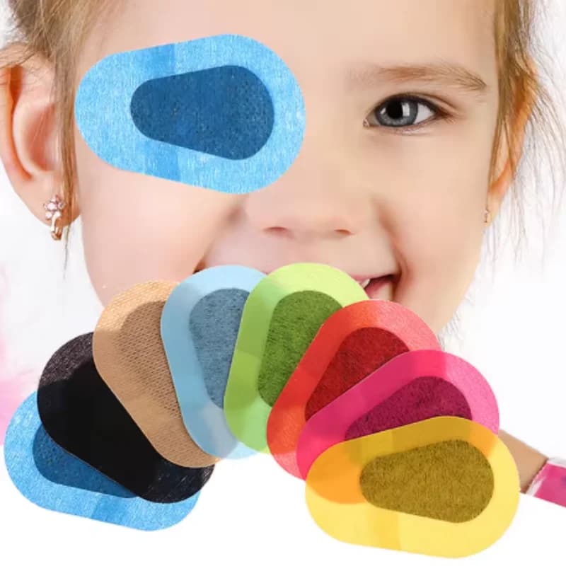 10/30/50/100 Stück selbstklebende Augenpflaster für Kinder, Mädchen, Jungen, bei Amblyopie, Lazy Eye, zum Schutz der Sehkraft