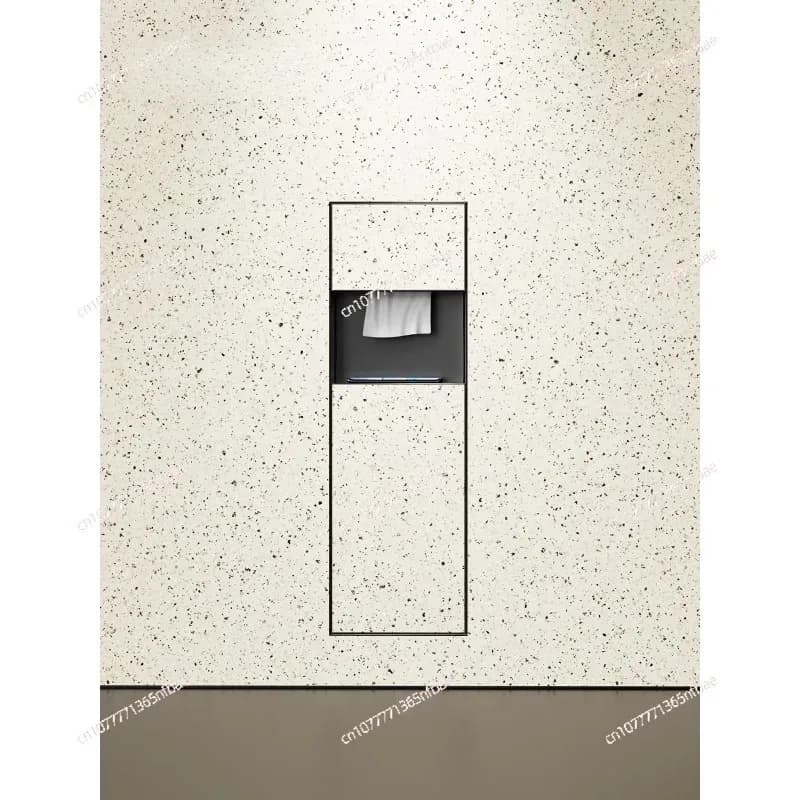 2026 Verbesserter Einbau-Mülleimer aus Edelstahl |   Wandmontierte Taschentuchbox |   Platzsparend für kleine Badezimmer |   Einfache Installation