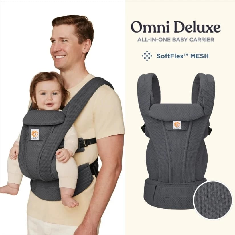 Egobaby Omni Deluxe Babytrage Breeze Ergonomische Rucksäcke Halter Schulter Taille Gürtel Sling Hosenträger 360°