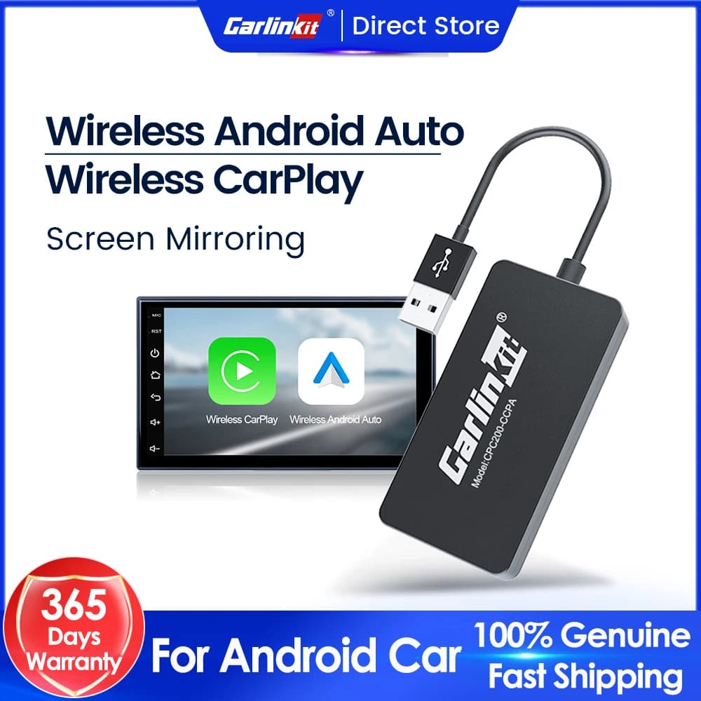 Carlinkit Wireless CarPlay für Android Auto Head Unit Drahtlose Android Auto Dongle Spiegel Bildschirm Mirrorlink USB Adapter CCPW CCPA