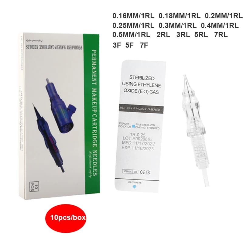 10/20/50/100PCS Revolution Tattoo Nadel Permanent Make-Up Augenbraue Patrone Nadeln Für p300 Tattoo Maschine kit Augenbraue Nadel