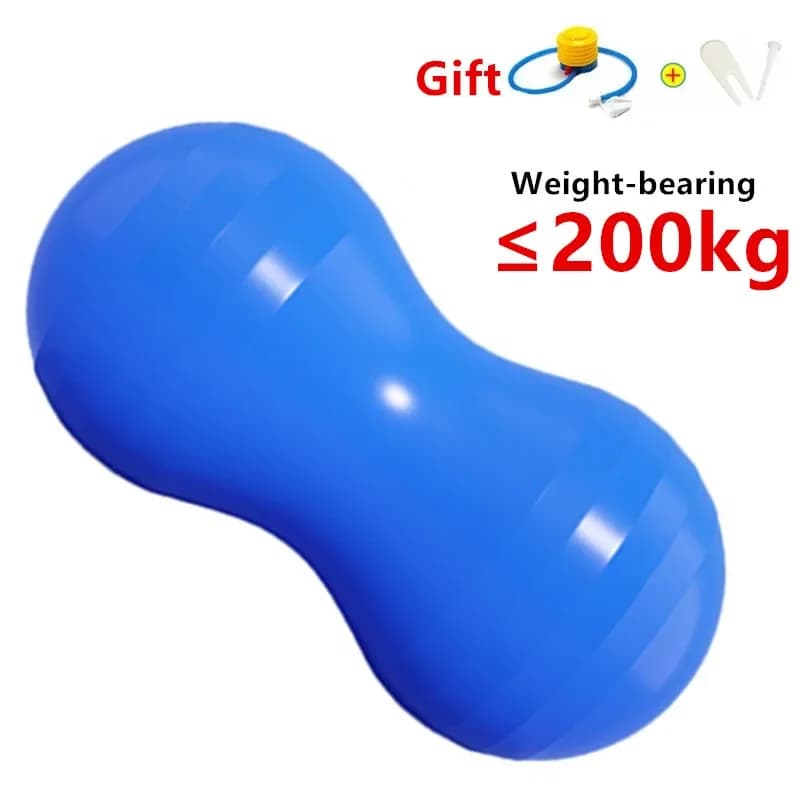 Erdnussball, Yoga-Pilates-Ball, Anti-Burst-Physiotherapie-Übungsball für Gleichgewicht, Arbeit, Geburt, Zuhause, Gewicht: 200 kg