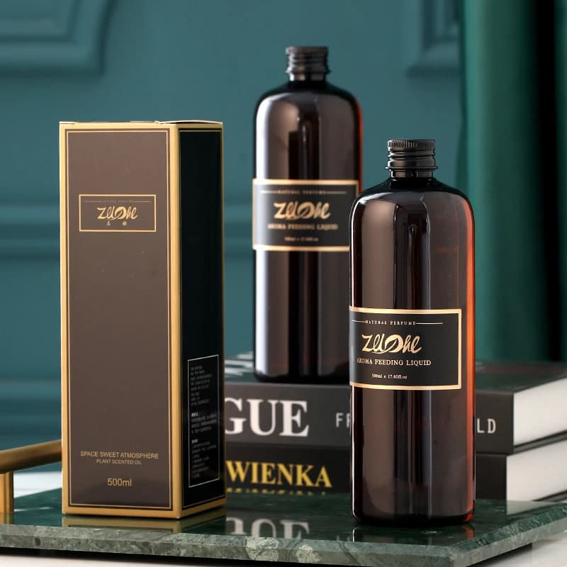 500 ml flammenlose Aromatherapie-Ergänzungsmittel für ätherische Öle, langanhaltendes Duftöl, Flüssigkeit, großes Fassungsvermögen,