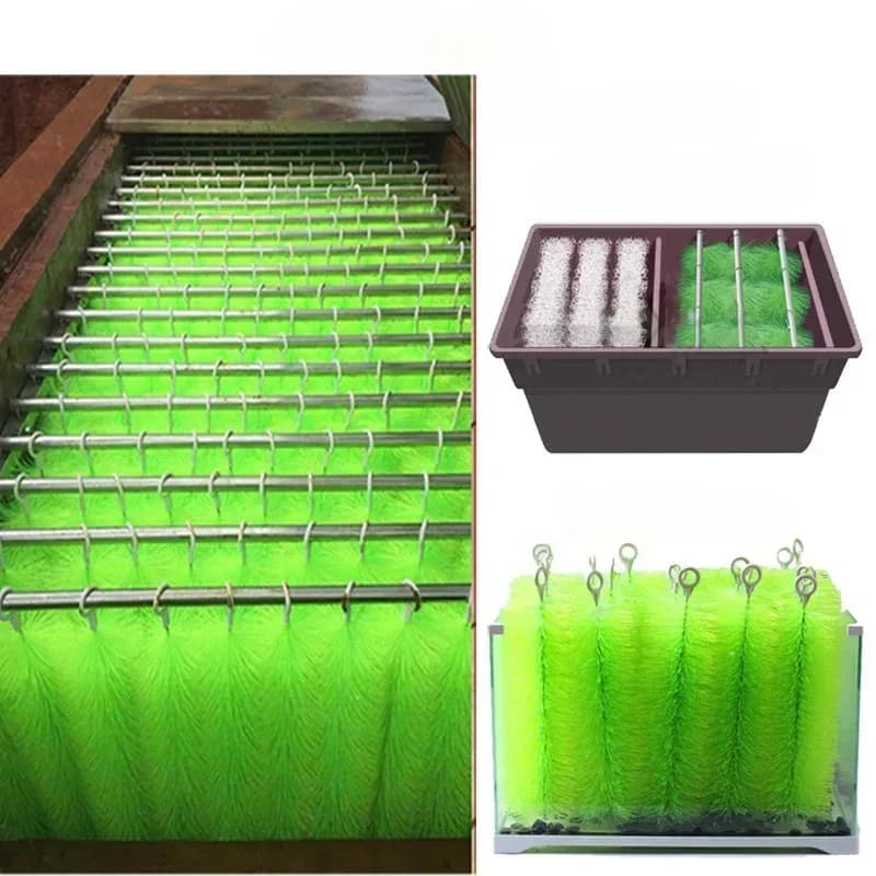 5 Stück Fischteichfilter Lager Biochemisches Filtersystem Hochdichte Bürste Filterbürste Biochemisch