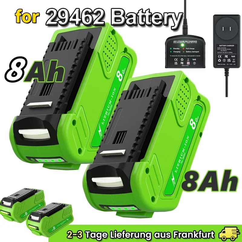 Für Greenworks 40 V Akku 8,0 Ah Li-Ion Akku für GreenWorks 29462 29472 29282 G-MAX GMAX Rasenmäher Elektrowerkzeuge Akku