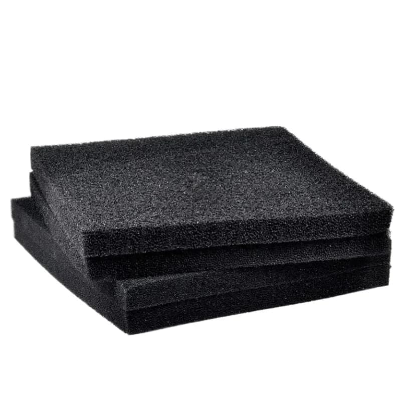 Mehrere Größen, schwarzer Filterschaum, Aquarium, biochemischer Filter, Schwammpolster, Skimmer, lange Nutzungsdauer, Schwammversorgungstank