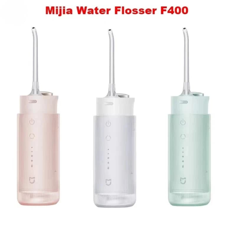 NEUE MIJIA Elektrische Munddusche F400 Tragbare Wasser Flosser 200ML 4-Modus Zahn Pick Reiniger Waterpulse für Xiaomi Mijia