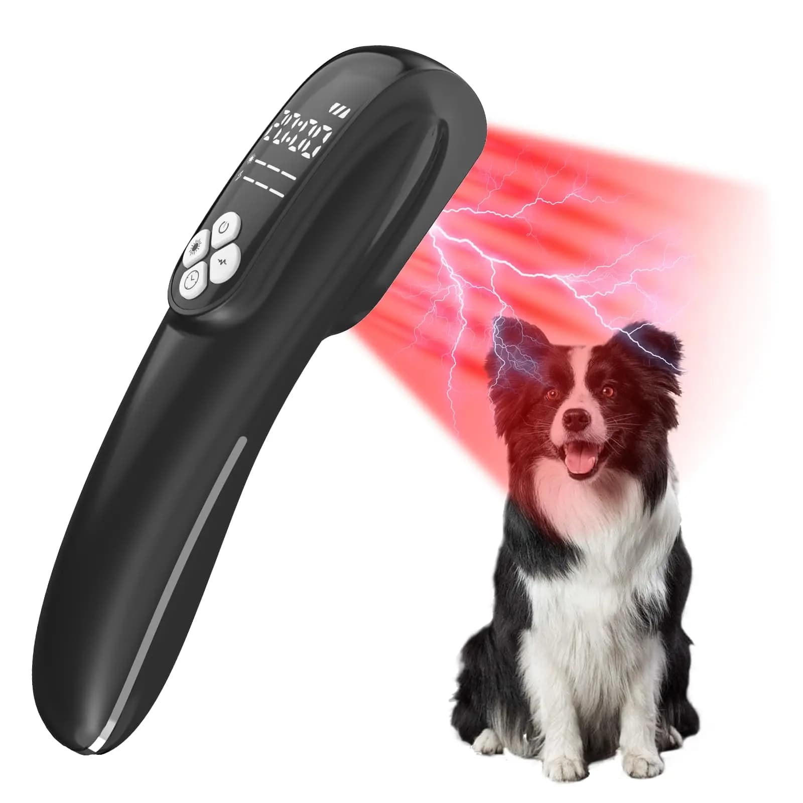 Handlasertherapiegeräte für Hunde 4x808NM LLLT&TENS zur Schmerzlinderung bei Arthritis, elektrische Stimulation zur Wiederherstellung von Sehnen
