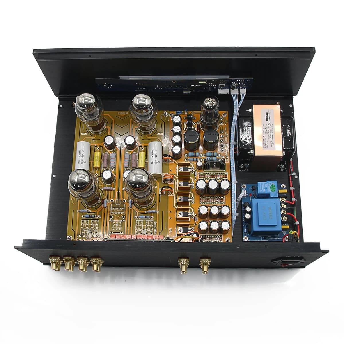 HiFi Cary AE1 Stereo 6SN7 + 5Y3 Röhrenvorverstärker Fernrelais 1024 Schritte Verstärker Home Audio Vorverstärker