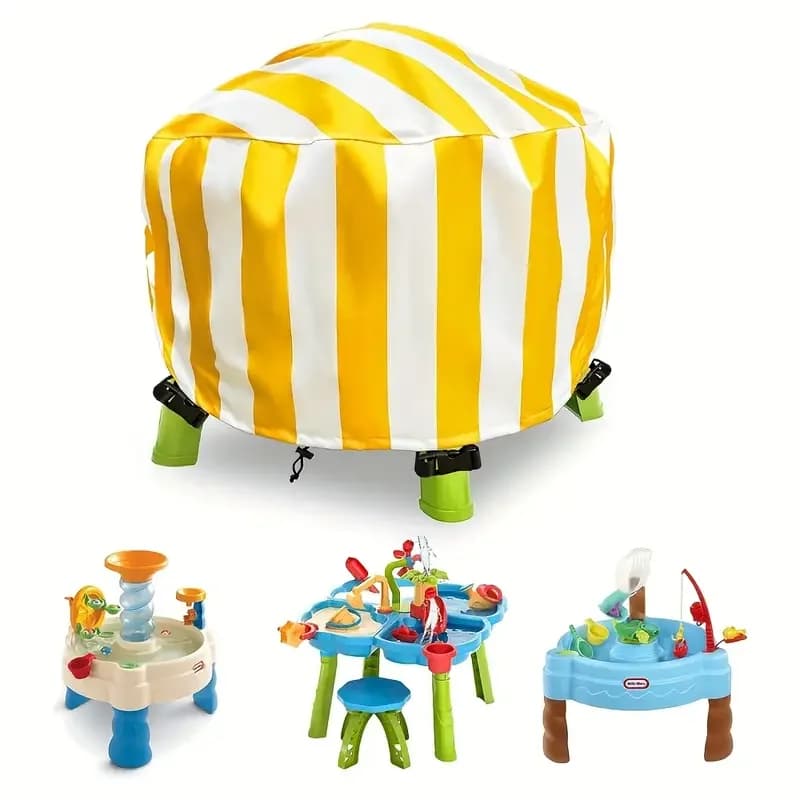 Wassertischabdeckung für Kinder für Little Tikes Spiralin' Seas Waterpark Spieltisch – Sandwassertischabdeckung für Outdoor-Spielzeug 34X34X18 I