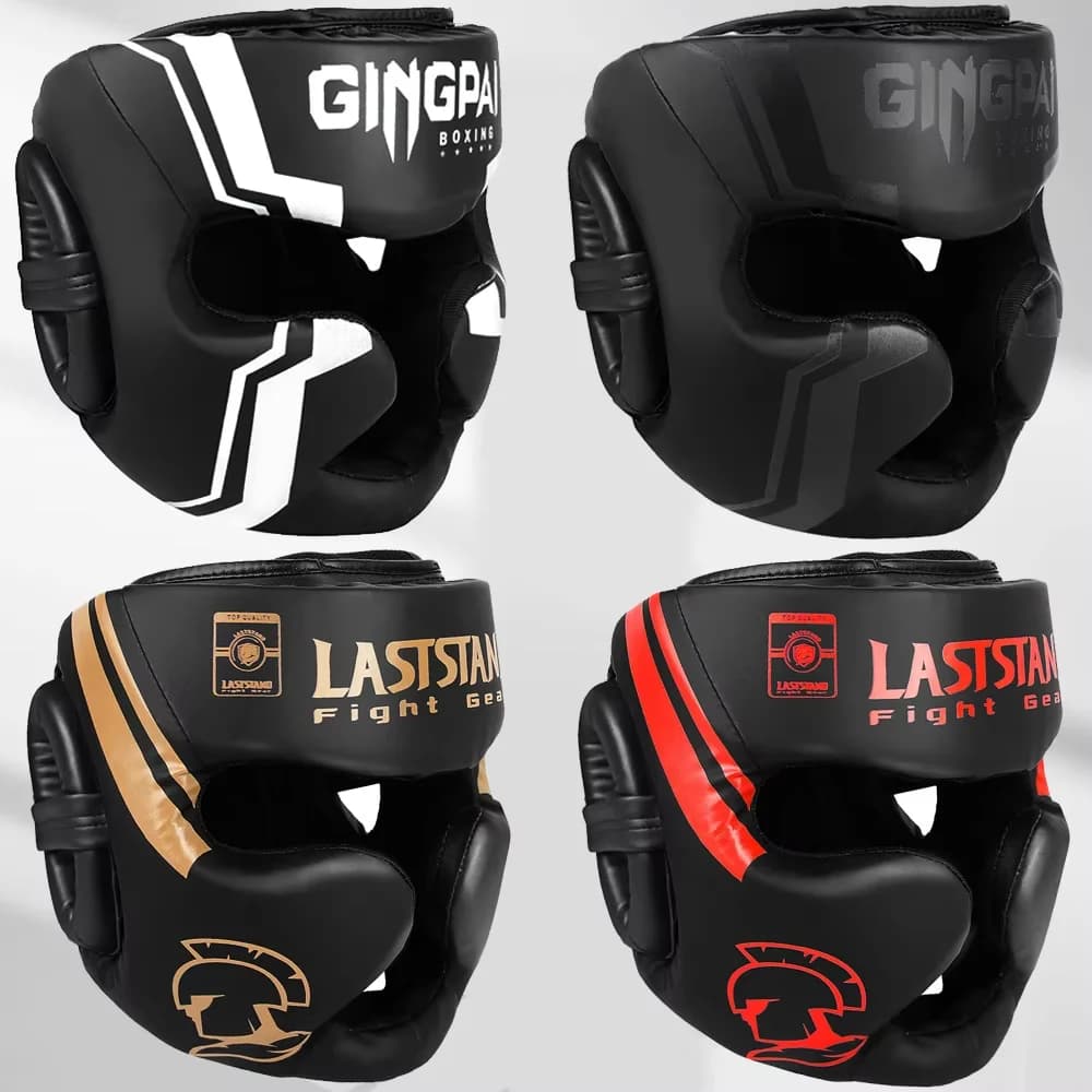 Kickboxhelm Karate Muay Thai Guantes De Boxeo Free Fight Kopfbedeckung MMA Kopfschutz Sanda Training Erwachsene Kinder Ausrüstung