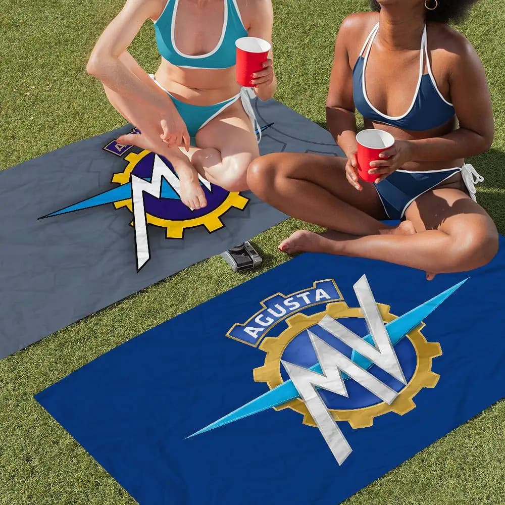 M-MV A-Agusta Badetuch aus Mikrofaser, weich, wasserabsorbierend, atmungsaktiv, für Mädchen und Kinder, dekoratives Cartoon-Strandtuch