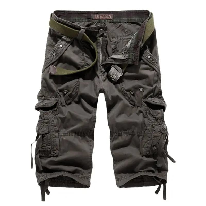 2025 sommer Neue Hohe Qualität Cargo-Shorts Männer Lässige Workout Military männer Shorts Multi Tasche Knielangen Kurze Hosen
