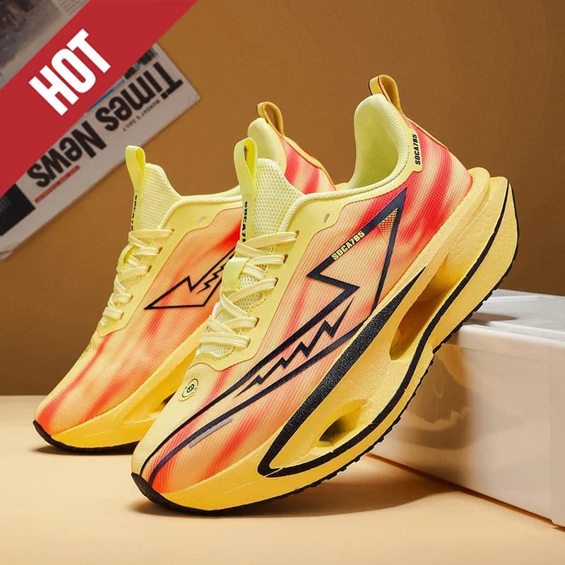 NEUE Laufschuhe Carbon Platte Marathon Männer Sport Atmungsaktive Leichte frauen Bequeme Athletische Gleitschutz Turnschuhe Casual