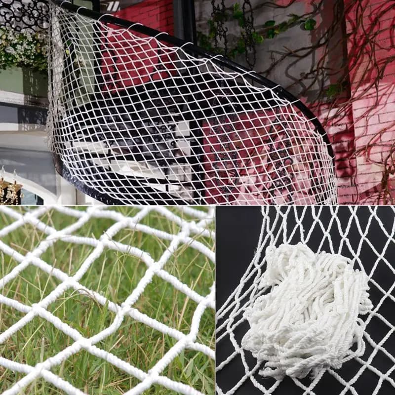 Anpassen Größe Hause Balkon Geländer Treppen Kinder Pet Sicherheit Zaun Net Baustelle Gegen Fallen Nylon Seil Mesh Net