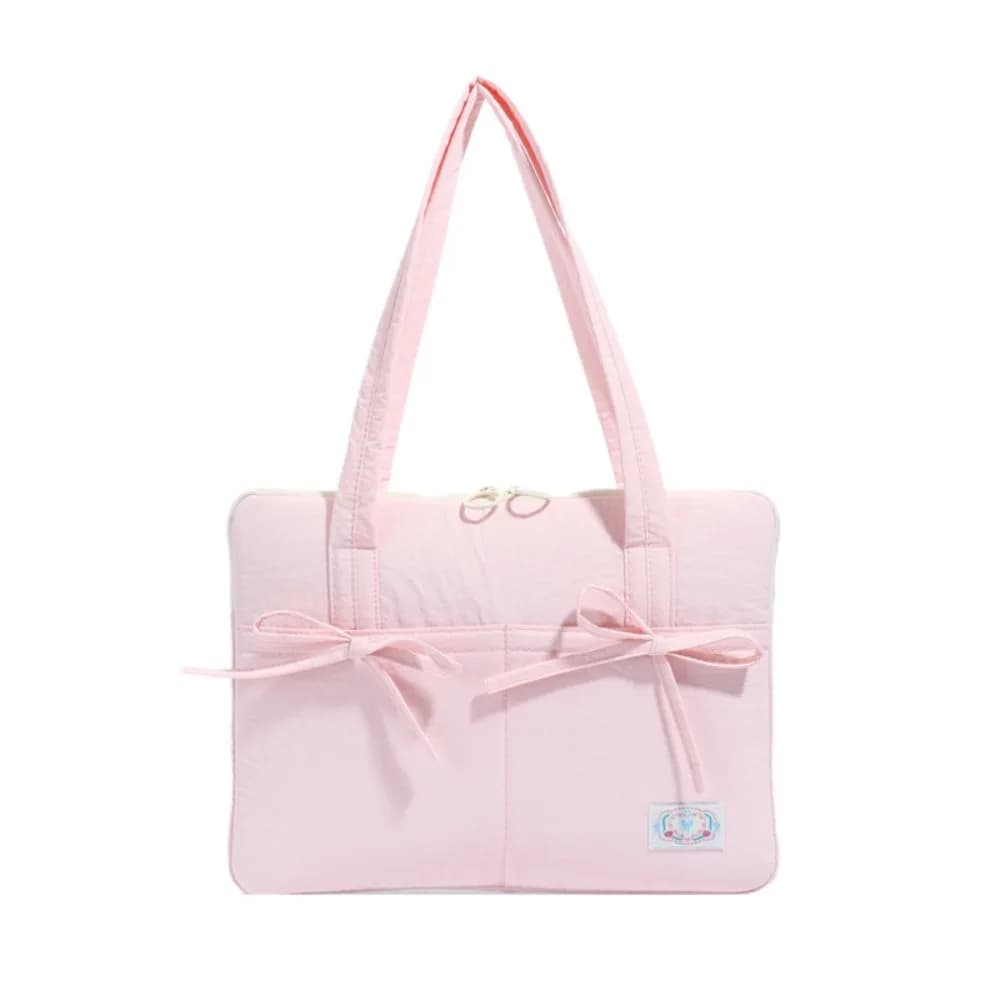 Universal 14 zoll Laptop Schulter Tasche Bowknot Große Kapazität Tablet Hülse Fall Multifunktionale Stoßfest Laptop Handtasche Reise