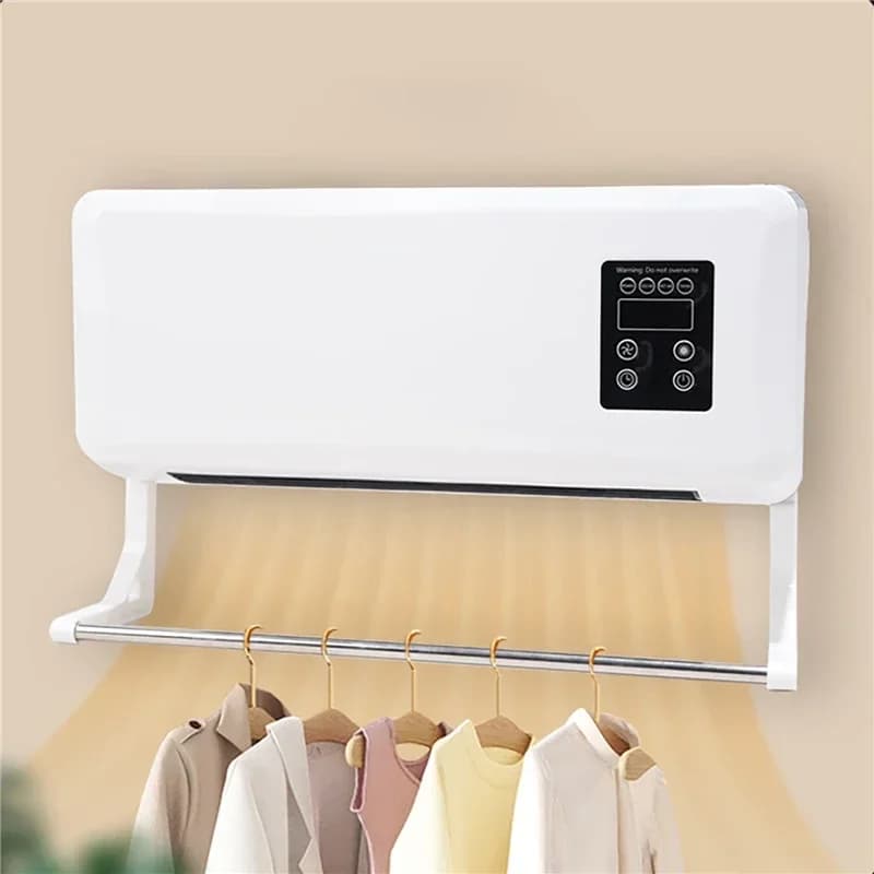 Tragbare, an der Wand montierte Split-Klimaanlage, Dual-Purpose-Heiz- und Kühlklimaanlage mit Fernbedienung für die Wohnung
