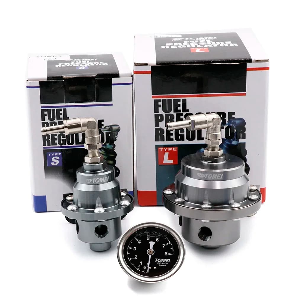 Originaler einstellbarer Racing-Kraftstoffdruckregler mit Manometer und Anleitung