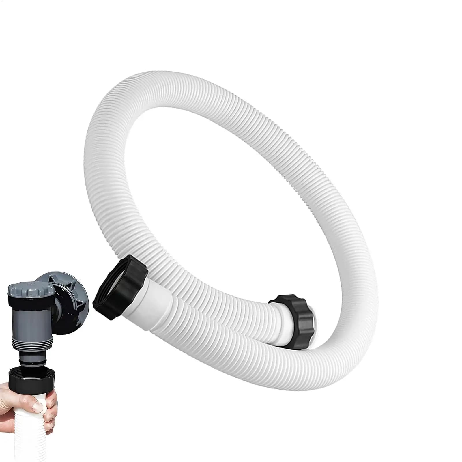 Ersatzschlauch für Poolpumpen, Poolfilterschlauch, schnell verbindende, flexible, robuste Rohrteile für Schwimmwartung, Whirlpools
