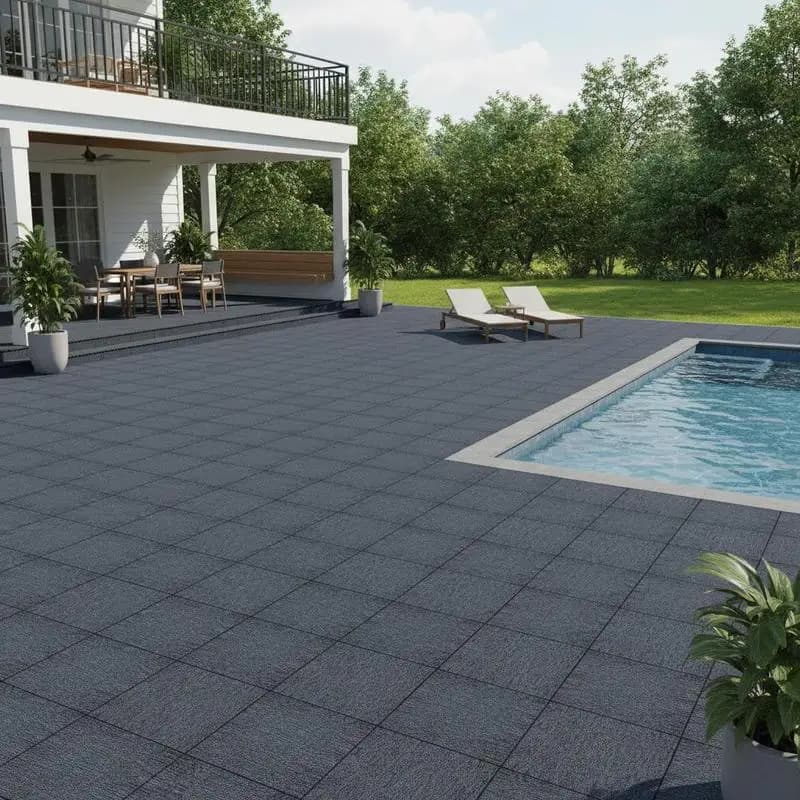 Teppichbodenfliesen 30 cm für Terrasse, DIY-Modul-Verbundfliesen, einfache und schnelle Installation, Terrassenfliesen für Veranda, Poolbereich,