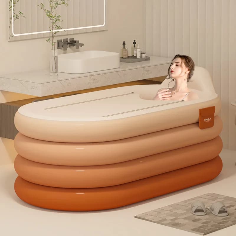 Aufblasbare Badewanne für den Heimgebrauch, tragbare Lagerungsbegasung