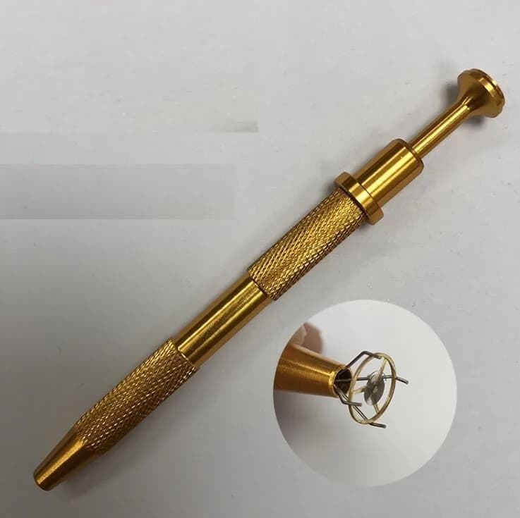 W4902 Uhr Balance Rad Schraubstock Werkzeug mit Felixible Kiefer für die Kommission ierung Uhren teile