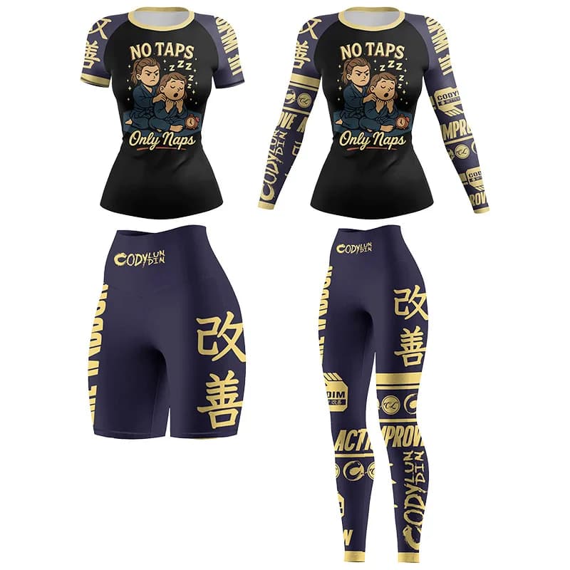 Frauen Yoga Sportswear Gym Kleidung Kompression Sport Anzug MMA Muay Thai Rashguard Training Fitness Workout Lauftrainingsanzug