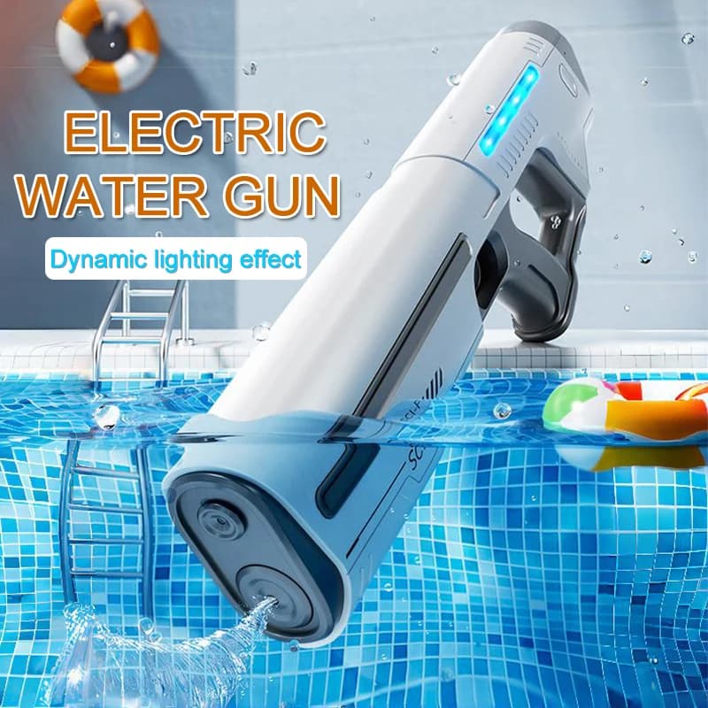 Kinder Vollautomatische Wasserpistole Lagerung Pistole Große Kapazität Elektrische Wasser Absorbierende Spielzeug Pistole Sommer Outdoor Wasser