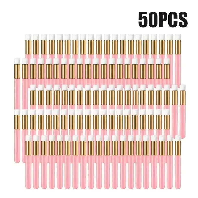 10/20/50/100 Stück Deluxe Wimpern-Reinigungsbürsten-Set – sanfte Wimpern-Shampoo-Bürste für Verlängerungen, abziehbarer Mitesser-Entferner,