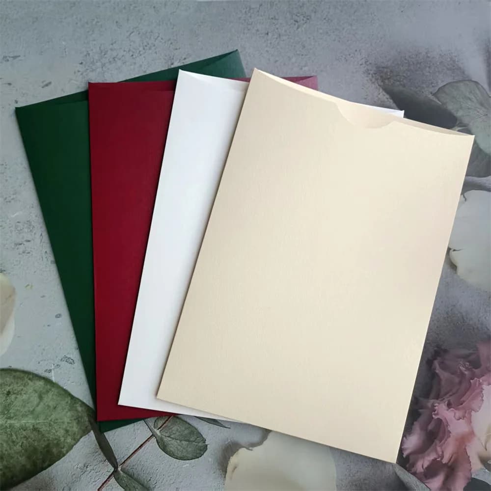 Benutzerdefinierter Einladungs-Taschenumschlag im A5-Format, 14,8 x 21 cm, für Hochzeit, Brautparty, Abschlussfeier, Geburtstag, Verlobung, 50 Stück