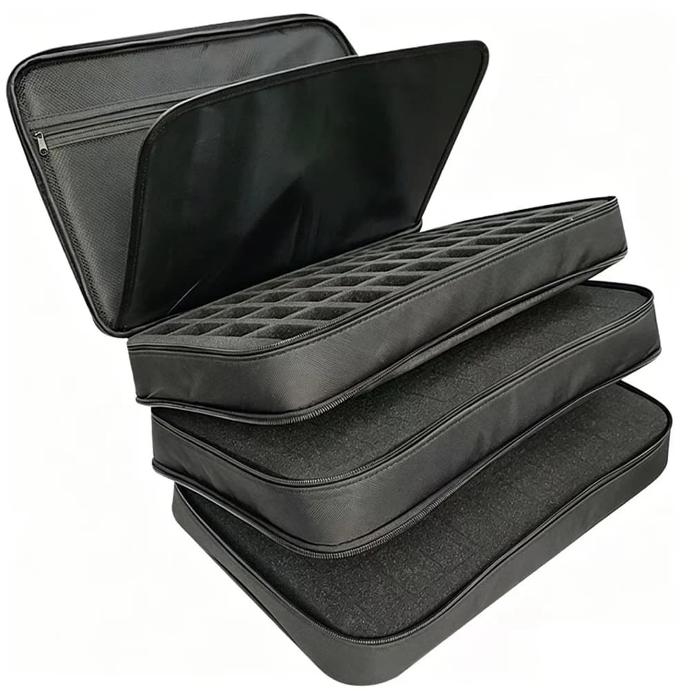EVA Aufbewahrungstasche DIY Schaumstoff Kamera Wasserdichte Box Reise-Werkzeugkoffer Outdoor-Taschen mit Reißverschluss Angelboxen Elektrozubehör