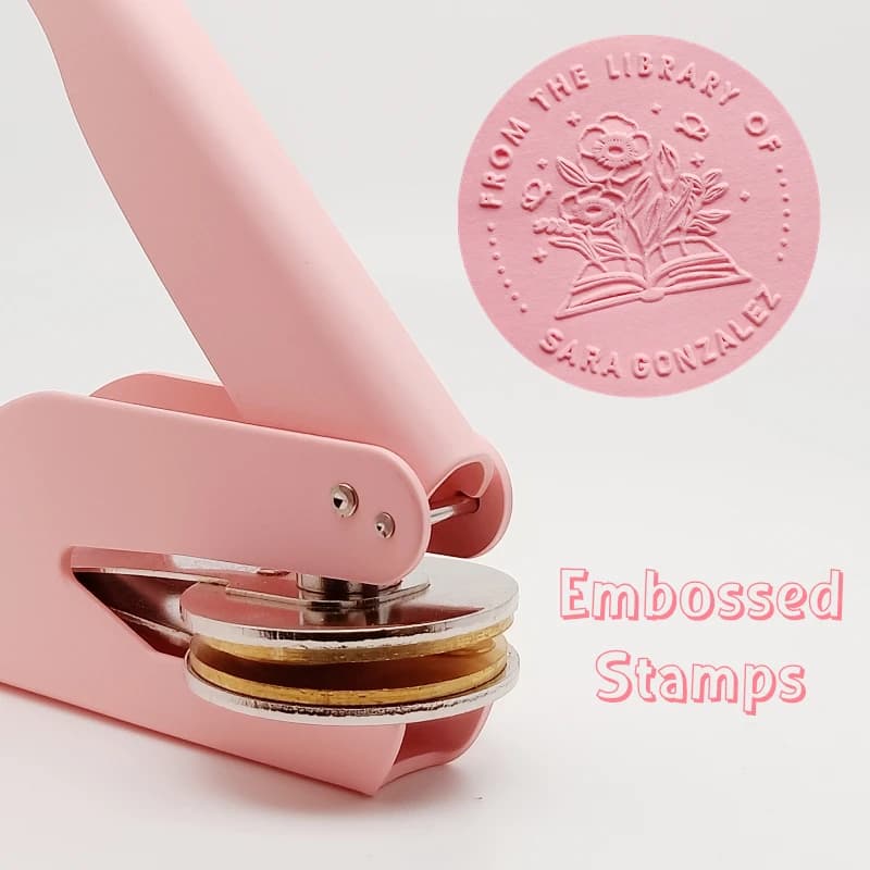 Embosser Stempel LOGO Maßgeschneiderte Hochzeit Bibliothek Buch Private Siegel Anpassung Umschlag Party Einladung Farbe Griff DIY