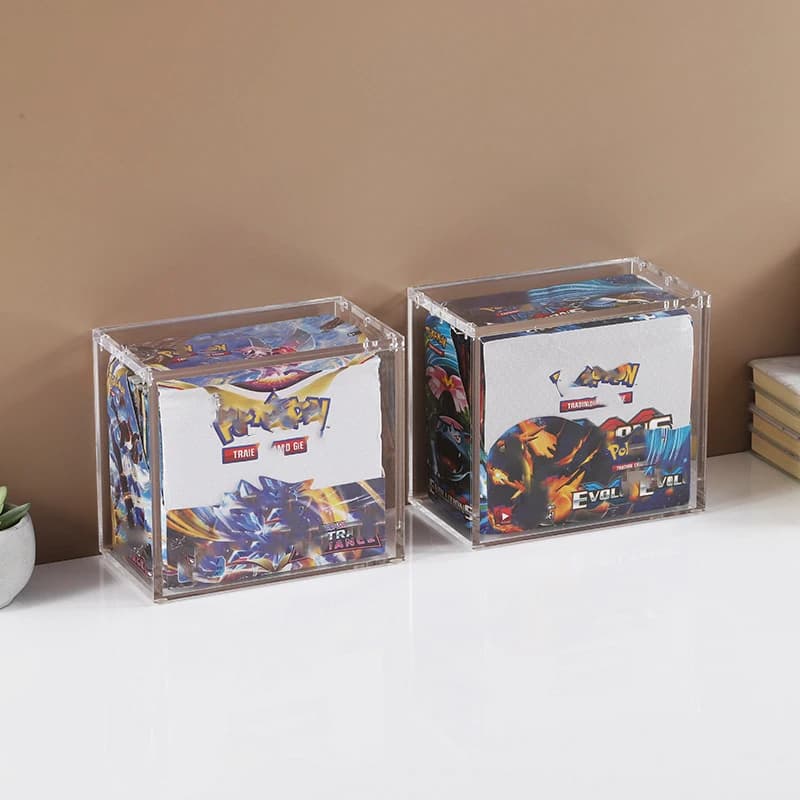 1/3 Stück 5 mm dicke magnetische geschlossene ETB-Schutzbox und Booster-Box-Display, stapelbar für Pkmn Elite Trainer Box