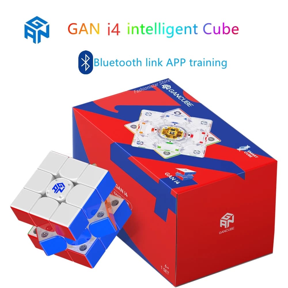 GAN356 i4 Würfel, GAN Smart Cube Bluetooth-Würfel, GAN i 4 Magnetischer 3x3x3 Würfel, i Carry Cube, GAN Timer, Smart Timer