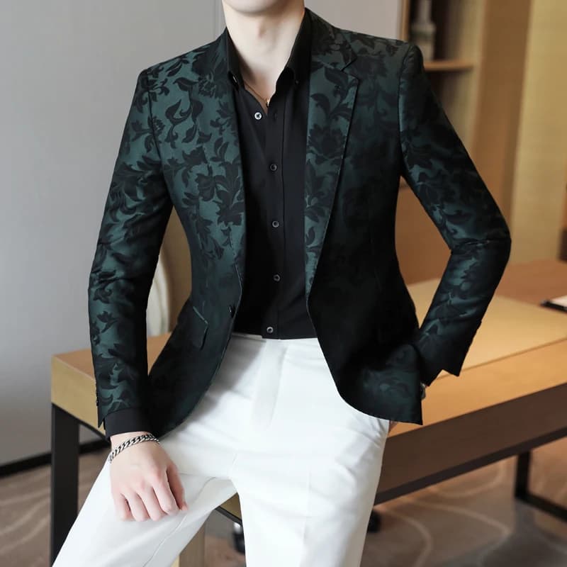 Herren-Freizeitanzug-Oberteil – 2025, Frühling, S-5XL, hochwertige Mode, hübscher Trend, Business-Boutique, Hochzeit, Tanz, West-Mantel