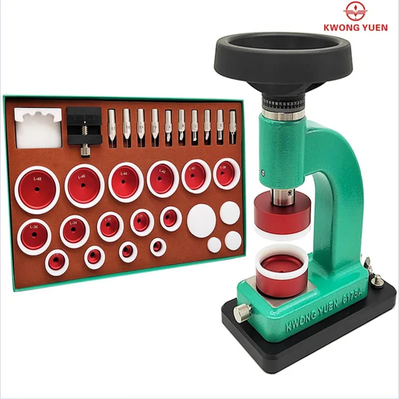 Kwong Yuen Uhren-Reparatur-Werkzeug-Set 6175A, Abdeckhebel, untere Demontage, Uhrenring, Pressglasband für Uhrmacher
