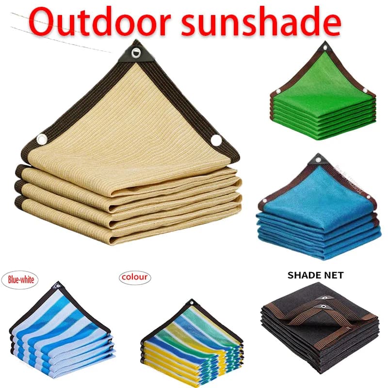 HDPE-Schattierungsnetz für den Garten, UV-Schutz, Gewächshaus im Freien, Sonnenschutz, Schwimmbad-Sonnenschutz, Pflanzensegel, 90 % Beschattung