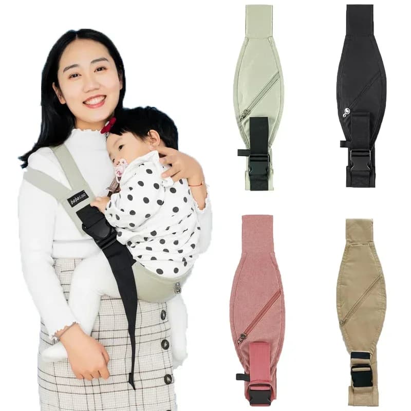 Babytragetuch Wrap Babytrage Soft Wrap Babytrage Schal Sling für Neugeborene Kleinkind Babytrage Wrap Hosenträger verstellbar