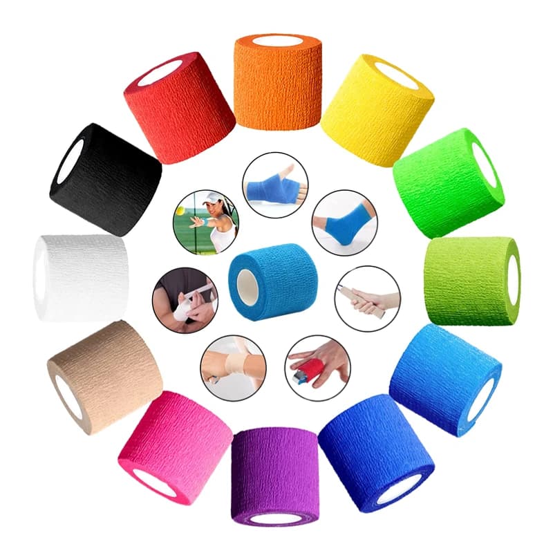 Sport Bandage Elastische Hansaplast Selbst Klebeband Schützen Handgelenk Palm Finger Arm Schulter Knie Knöchel Haustiere Bein Tattoo Sicherheit
